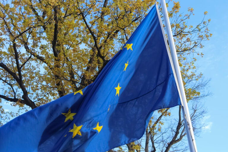 European Union flags for EDPB annual report context