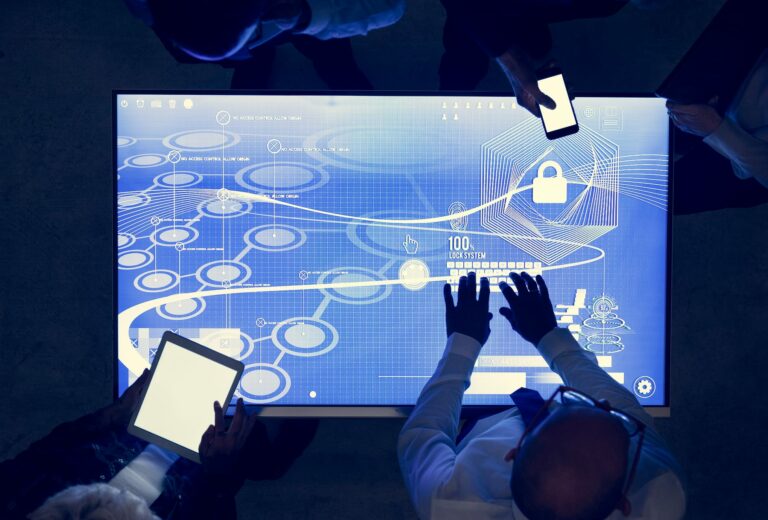 Privacy and security team comparing biometric, card, PIN and device access options for a workplace DPIA.
