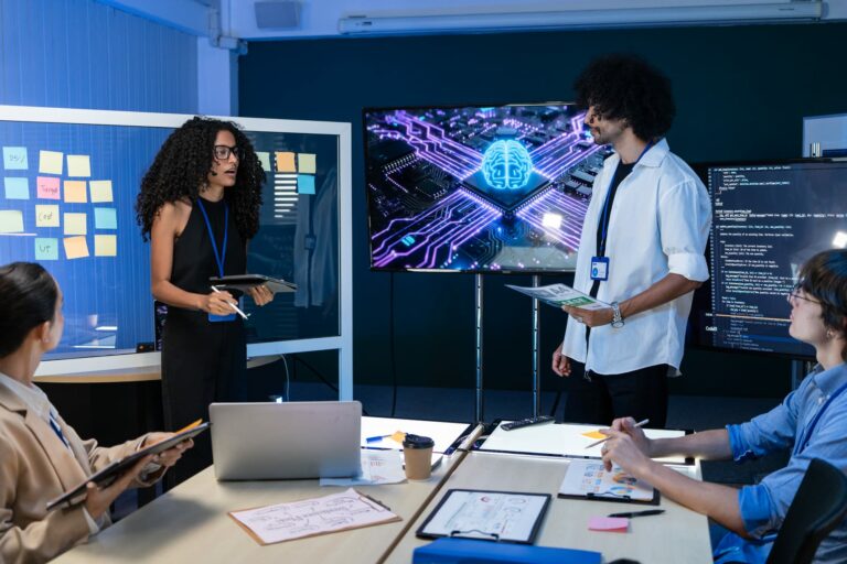 Privacy team reviewing an LLM assistant data-flow map covering chat history, tool calls, uploaded files, logs, retention and deletion controls.